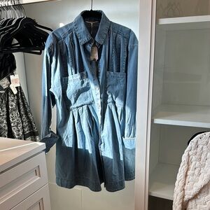 Free People Denim mini dress